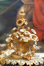 Reloj de sobremesa Francés en bronce dorado - S.XIX