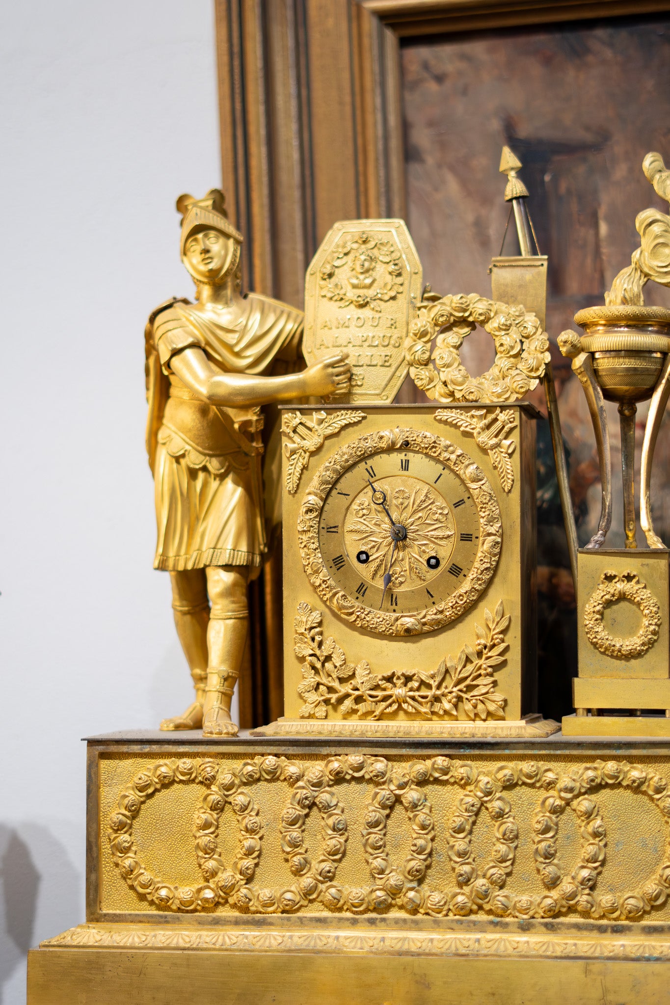 Reloj Imperio Francés en Bronce Dorado – 1810