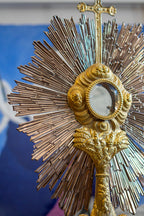 Custodia francesa en plata vermeil – Siglo XIX