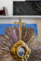 Custodia francesa en plata vermeil – Siglo XIX