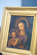 Pintura Virgen con El Niño S.XVIII