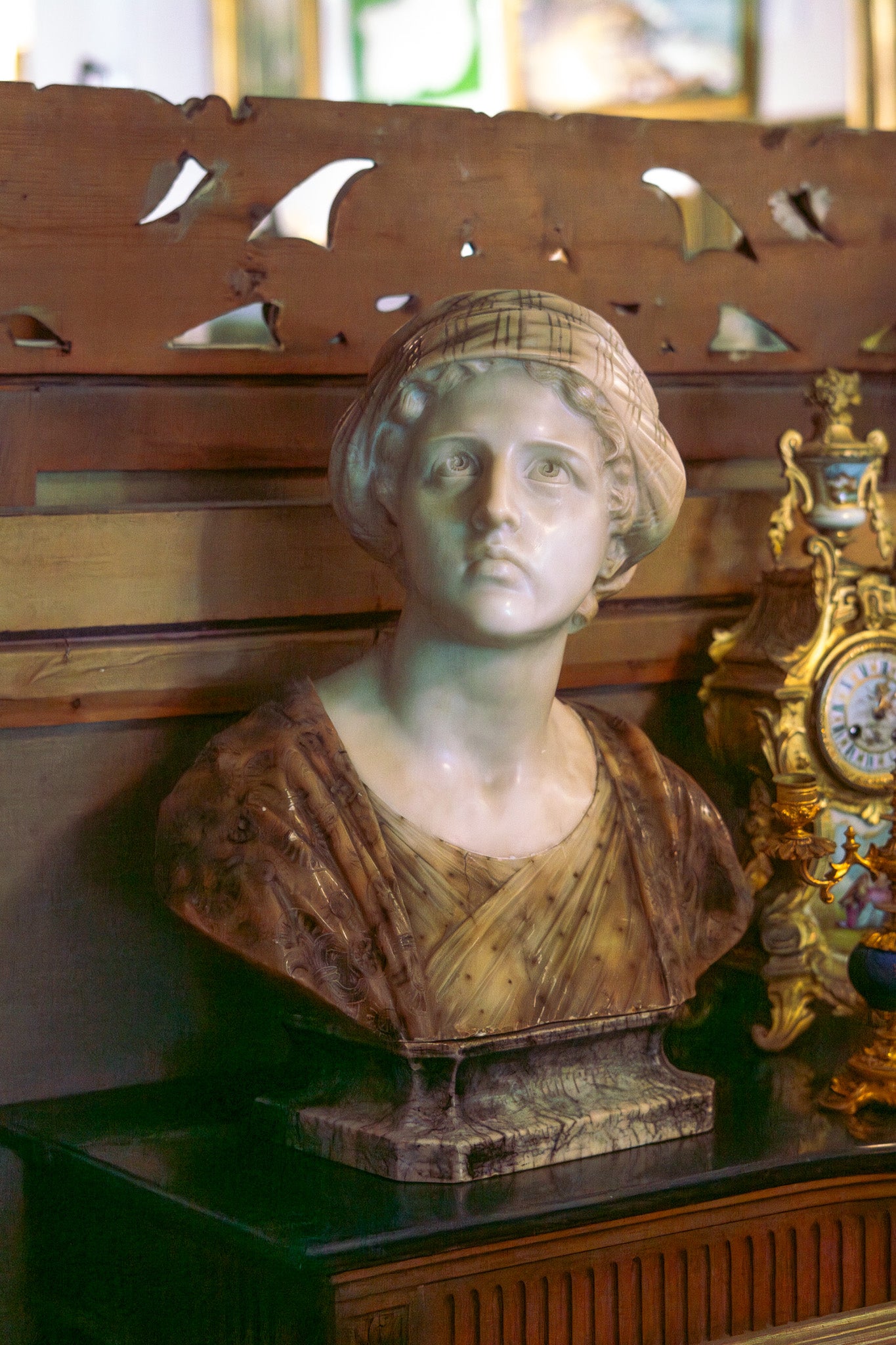 Busto en mármol italiano – Finales del siglo XIX