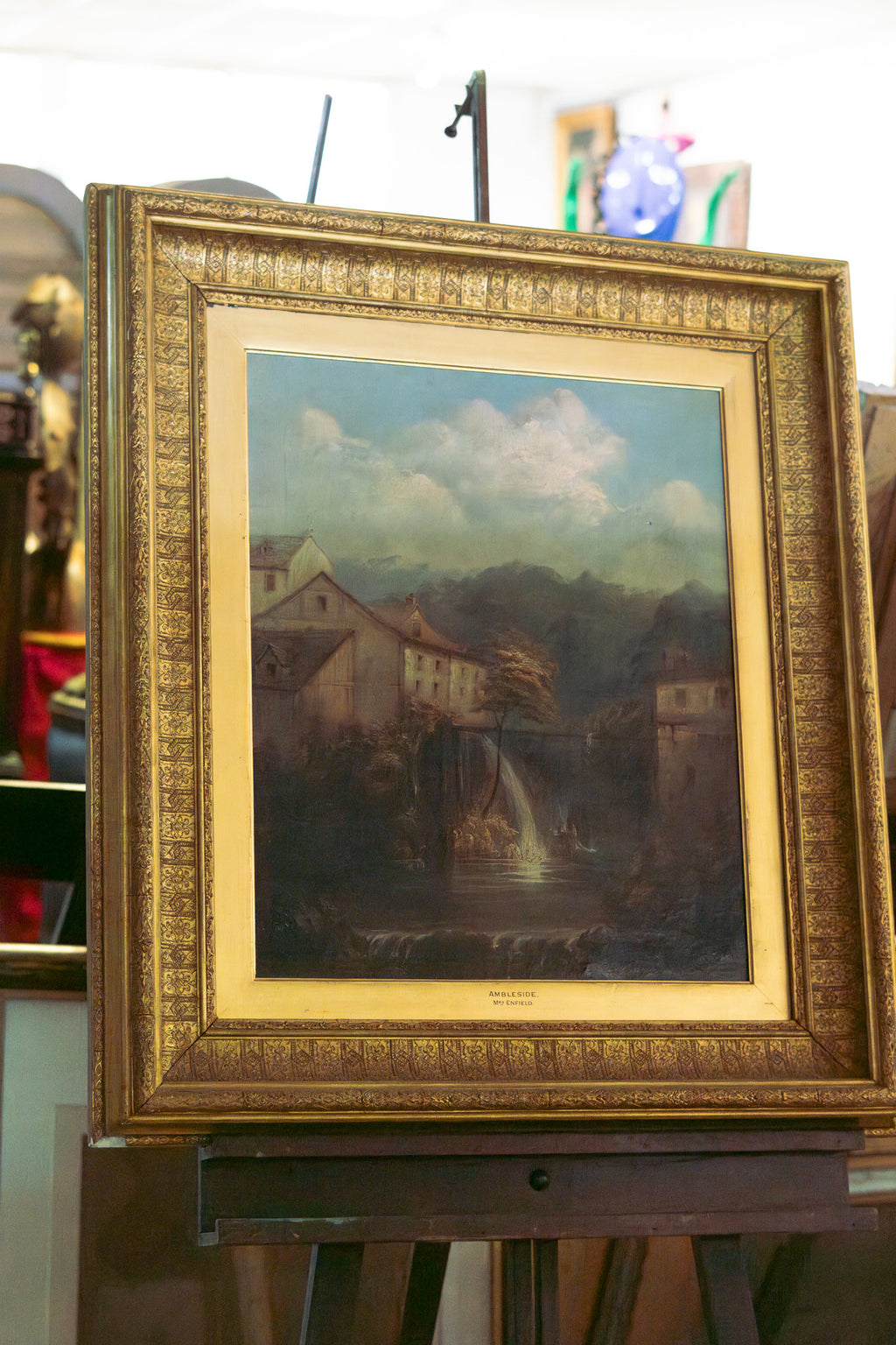Pintura Anónima Paisaje S.XIX