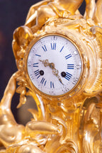 Reloj Francés de Bronce con guarnición S.XIX