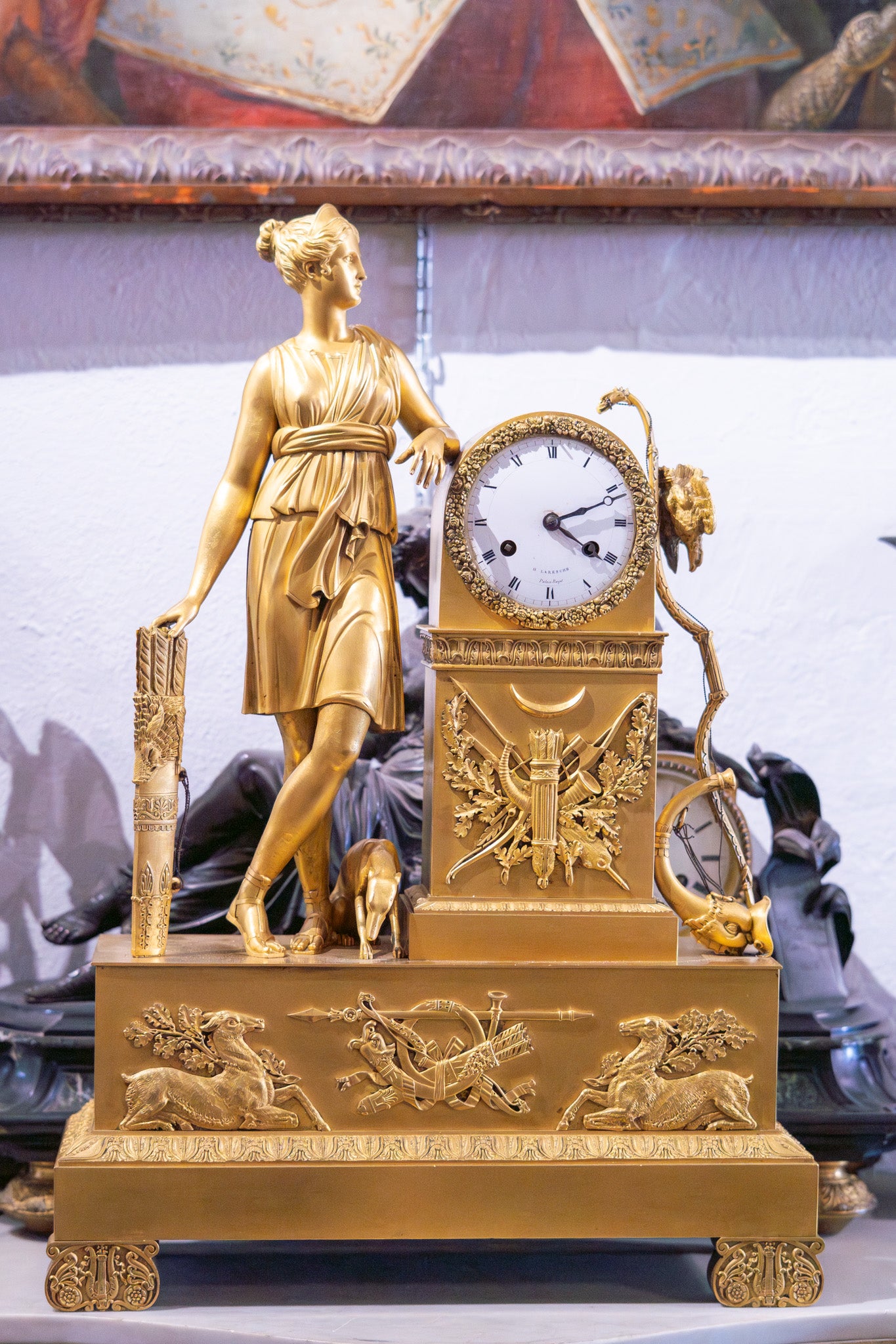 Reloj Imperio en Bronce Dorado al Mercurio