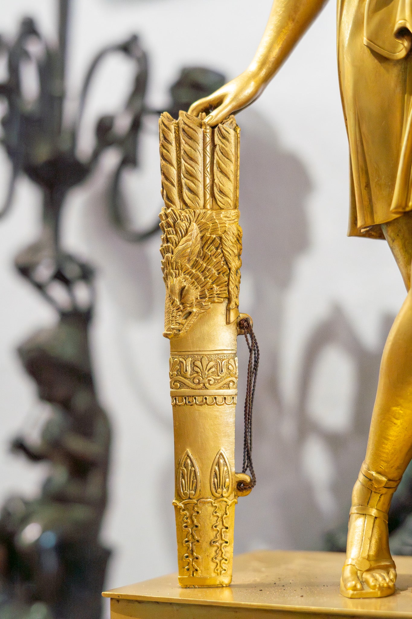 Reloj Imperio en Bronce Dorado al Mercurio