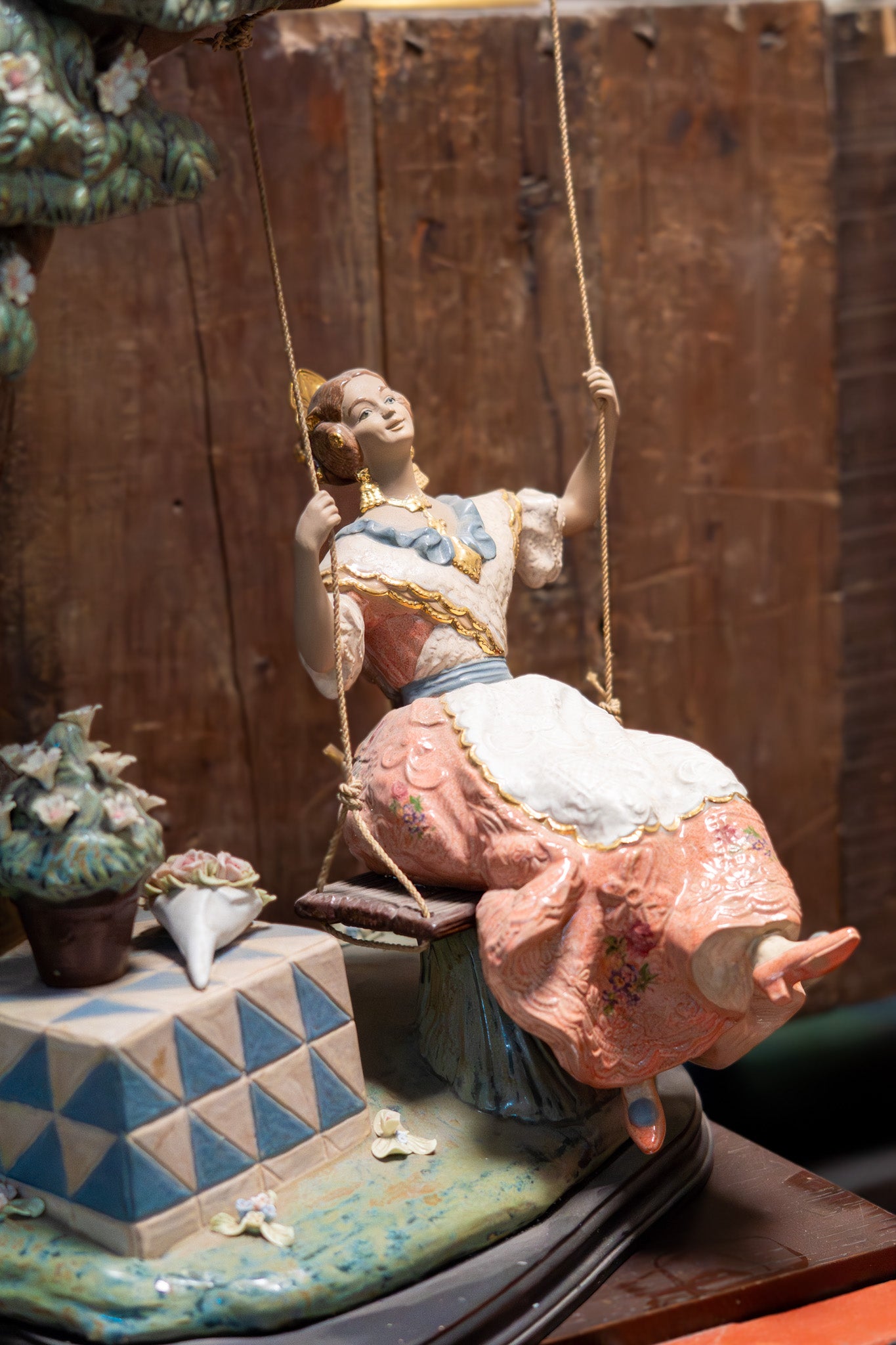 Escultura en porcelana Nadal