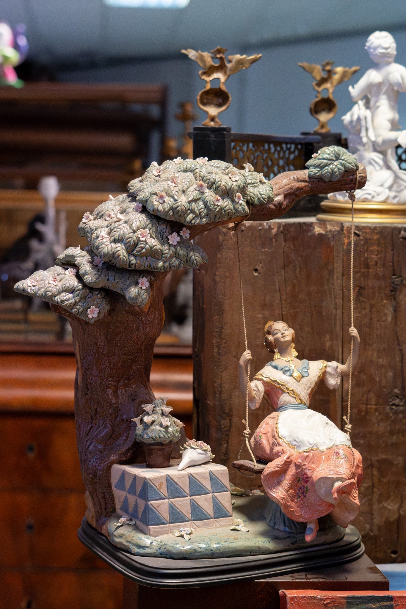 Escultura en porcelana Nadal