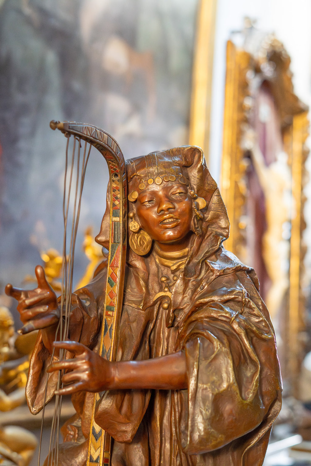 Escultura orientalista en bronce austriaco – Año 1880