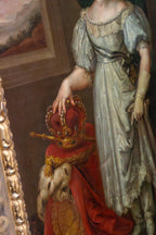 Retrato Isabel II Escuela Valenciana S.XIX
