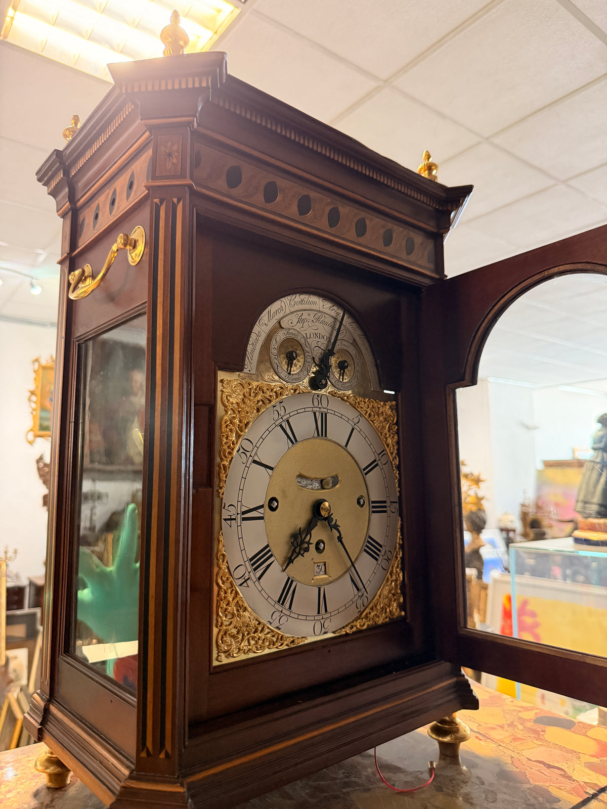 Reloj inglés musical del S.XVIII – Stephen Rimbault
