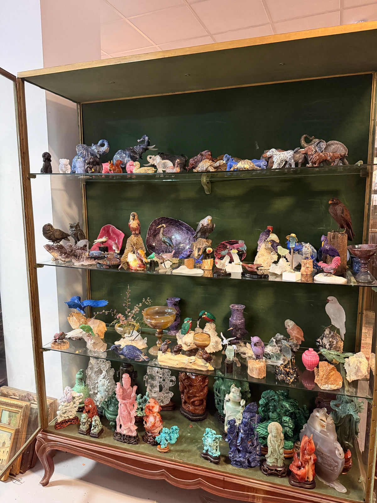 Colección de animales y aves en piedras semipreciosas – Idar-Oberstein, Alemania, S.XIX-XX