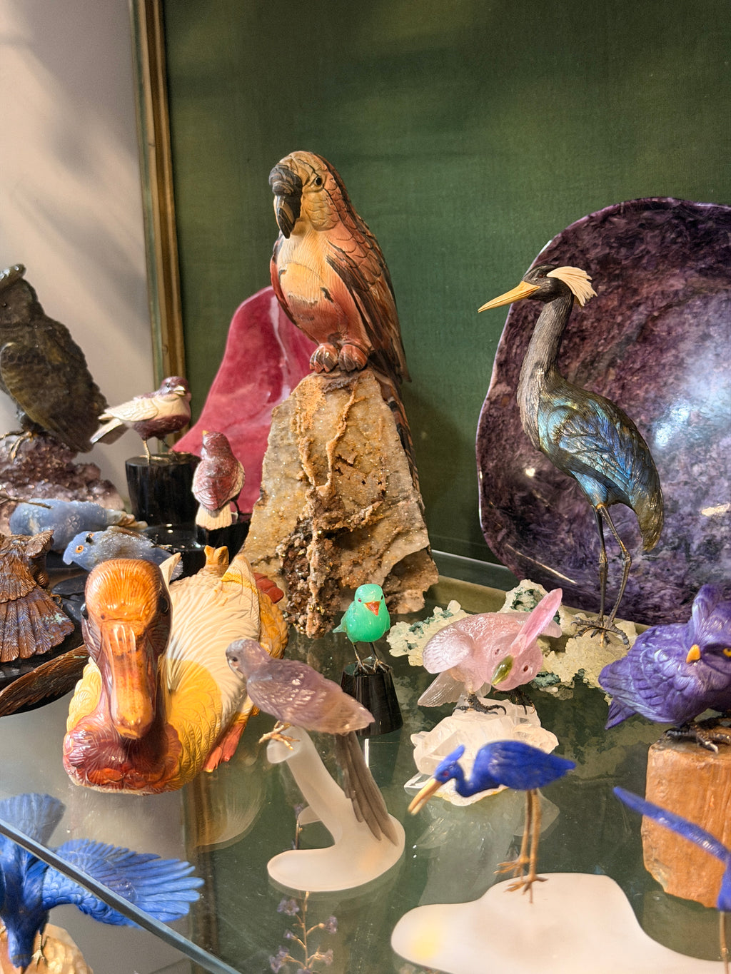 Colección de animales y aves en piedras semipreciosas – Idar-Oberstein, Alemania, S.XIX-XX