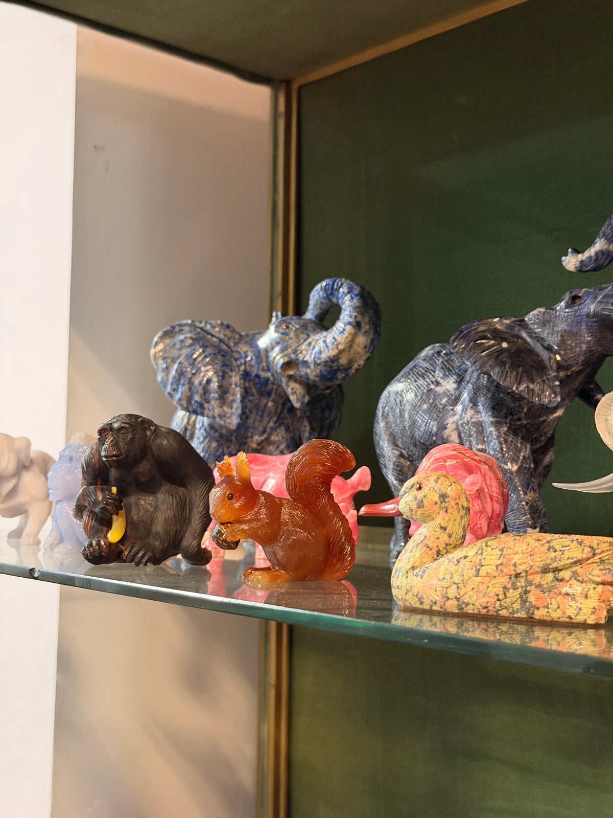 Colección de animales y aves en piedras semipreciosas – Idar-Oberstein, Alemania, S.XIX-XX