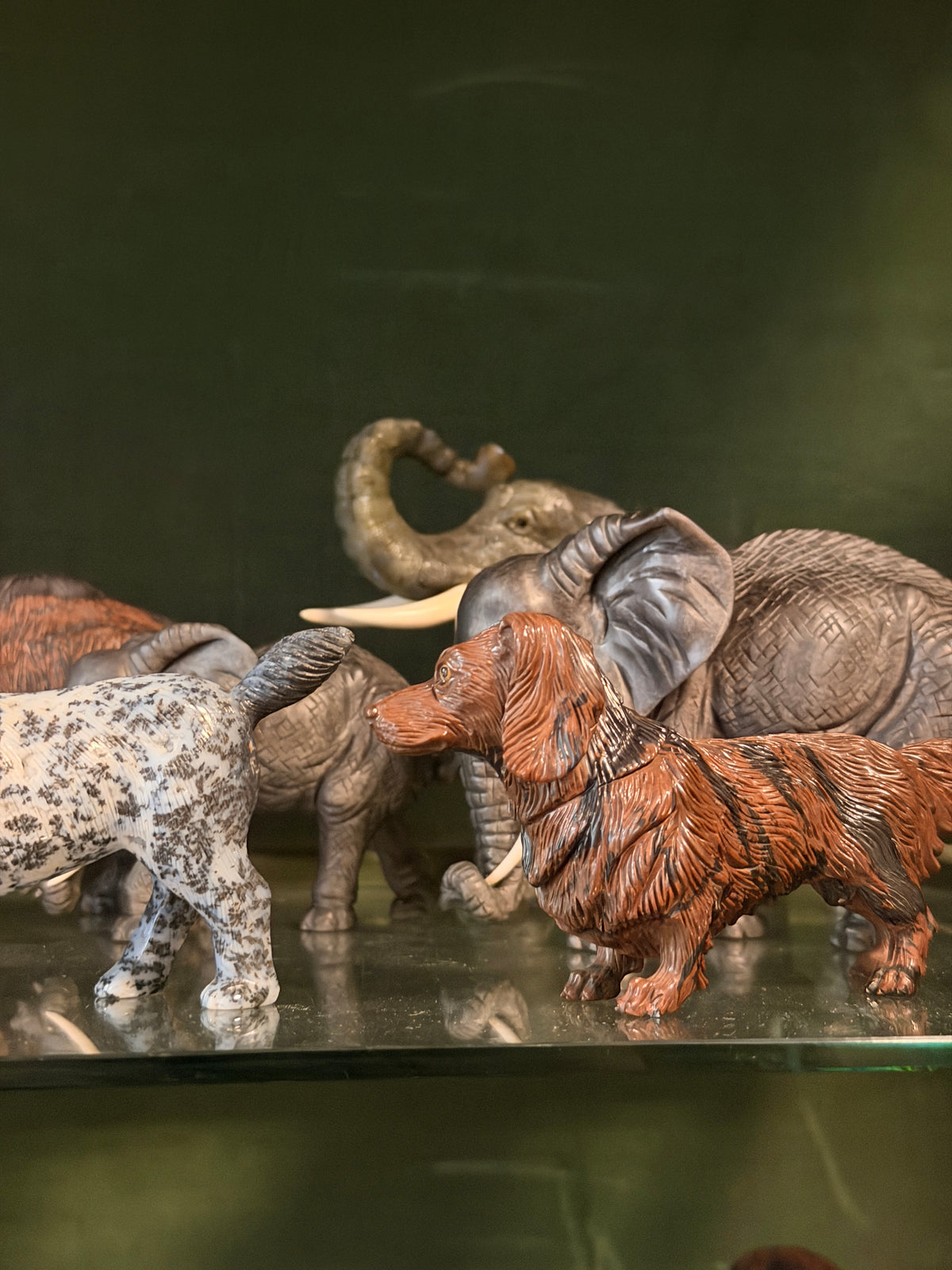 Colección de animales y aves en piedras semipreciosas – Idar-Oberstein, Alemania, S.XIX-XX