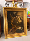 Pintura italiana del siglo XVII – San Antonio de Padua con el Niño Jesús